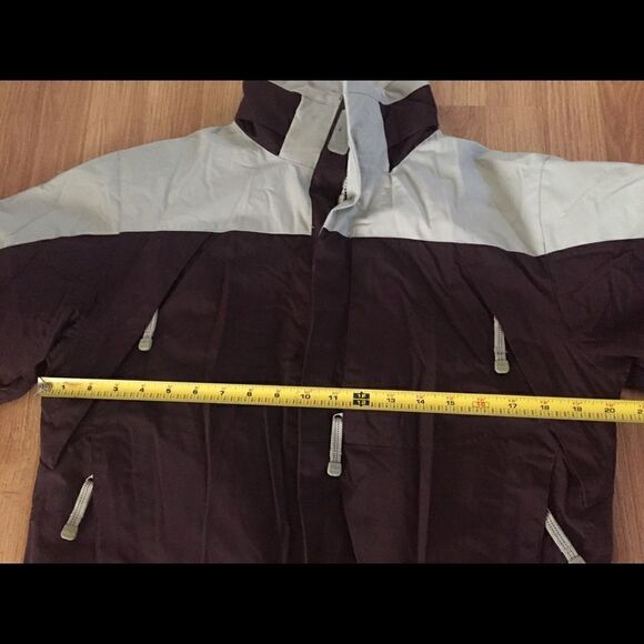 HELIX SNOWBOARDWEAR Burgundy/Gray Jacket - Picture 7 of 7